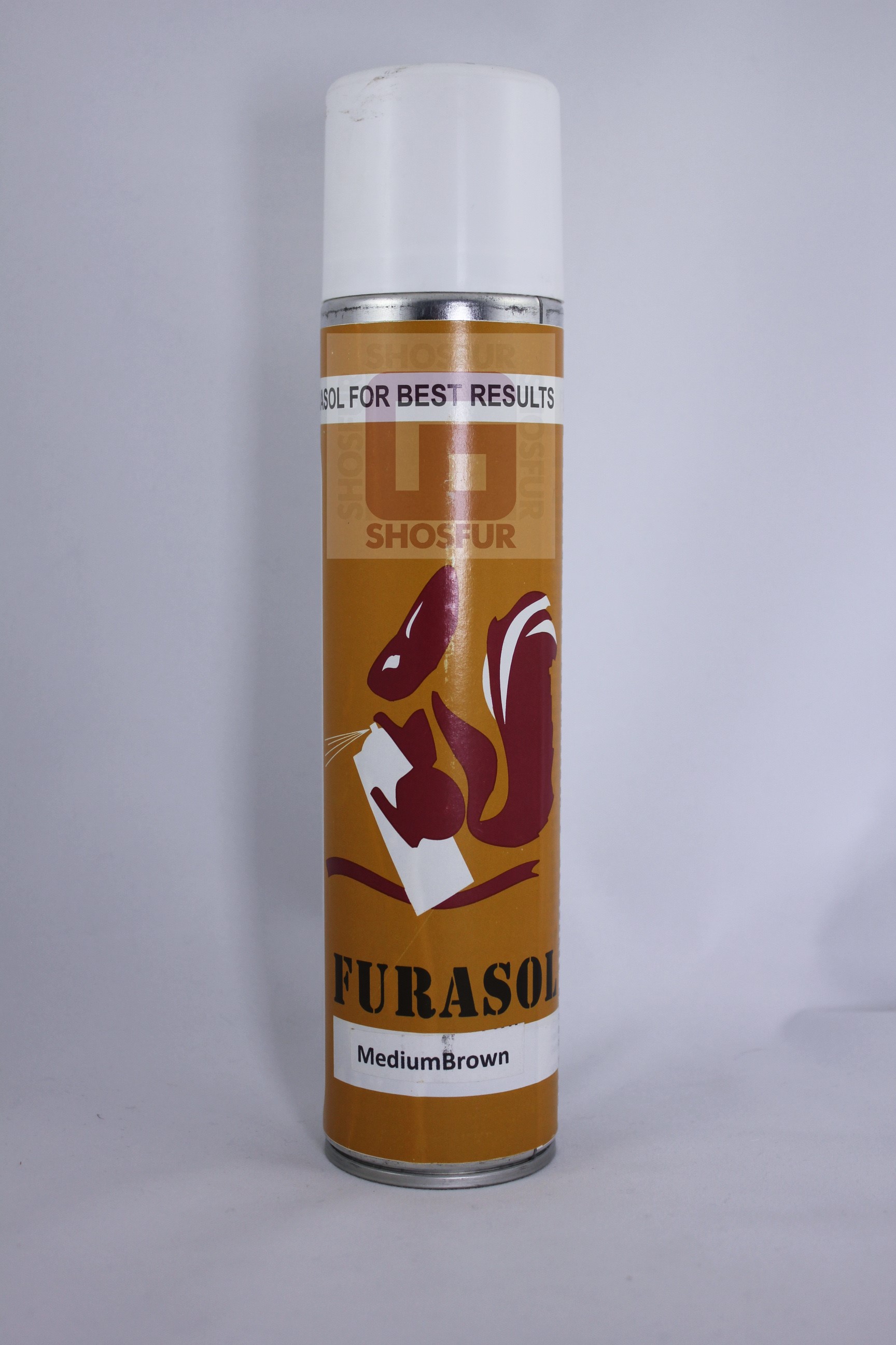 Краска аэрозоль FURASOL (300ml) средне-коричневая