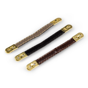 Вешалки кожаные цв. черные (1шт)