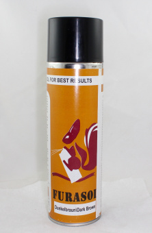 Краска аэрозоль FURASOL (500ml) т. коричневый