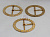 Пряжки металлические со стразами PSM - 040 цв. золото