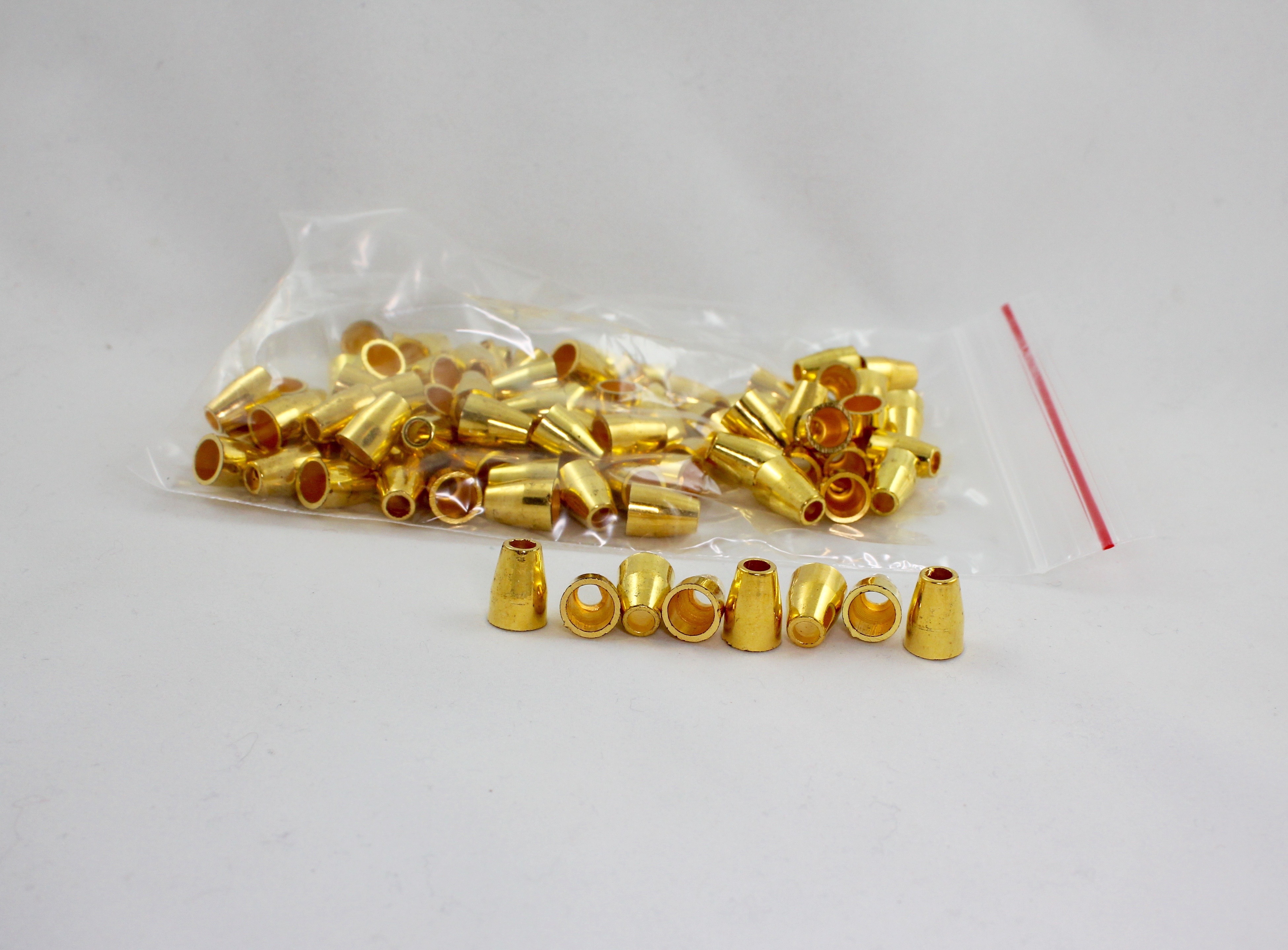 наконечник пластиковый NP-018-M (цвет: золото) 50 шт