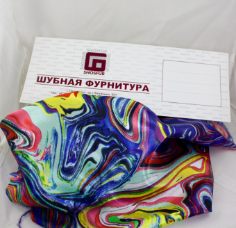 Ткань подкладочная TIP-050 цветной принт