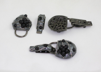 Клипсы металические KLD - 0004 т. никель