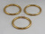 Кольцо метелическое KMB - 1 цв. золото