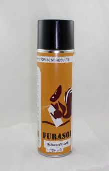 Краска аэрозоль FURASOL (500ml) черный