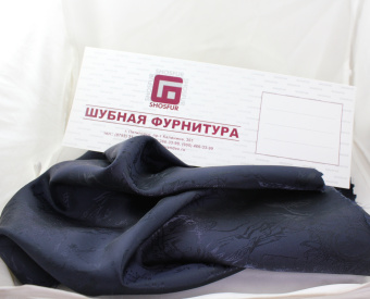 Ткань подкладочная TIP-042 цвет: темно - синий