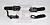 AMII Крючки шубные RAL 8019 цв. коричневый темный